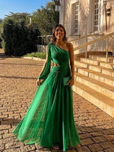 Green Dress Cut-out