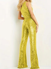 Green Glitter Jumpsuit
