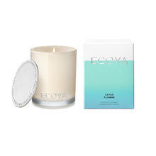 ecoya mini madison jar candle lotus flower