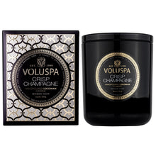 voluspa maison noir classic glass jar candle crisp champagne fragrance