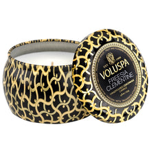 voluspa maison noir mini tin candle freesia clementine